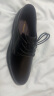 红蜻蜓春夏牛皮商务正装皮鞋舒适头平跟办公鞋男德比鞋 WTA13124黑色41 晒单实拍图