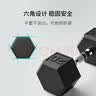 京东京造 六角纯钢哑铃包胶哑铃 环保无味健身哑铃 9KG一对 实拍图