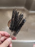 茶壶壶嘴刷刷子小缝隙软毛咖啡壶迷你清洁刷细长毛刷尼龙洗管刷 10支黑色大小规格套装 实拍图