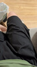 真维斯（Jeanswest）休闲短裤男2026夏季新款纯色潮牌宽松大码五分裤冰丝感透气大裤衩 黑色 纯色 2XL 【推荐140-160斤】 实拍图