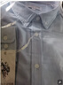 U.S. POLO ASSN.衬衫男春秋长袖白色休闲工装外套高端免烫抗皱宽松蓝色男士衬衣 实拍图