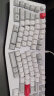 keychron渴创 Q10Pro 机械键盘 人体工程学键盘 QMK/VIA开源改键 客制化双模键盘 Alice机身设计 铝坨坨 Q10Pro RGB 热插拔红轴 旋钮版-白色 晒单实拍图