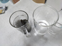 明尊（LIGHTKING）手工吹制高硼硅玻璃杯茶水杯带把手牛奶杯办公室透明泡茶杯冷水杯 CP'40（480ml） 实拍图