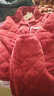 芬腾 睡衣女冬季夹棉三层加厚珊瑚绒新款长袖开衫家居服套装 枫叶红 XL 晒单实拍图