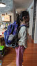 京商（Kyosho）日本拉杆书包小学生男孩女生儿童大容量可爬楼初中双肩可背可手提 18寸紫色星空 实拍图