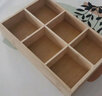 瑜品佳干果盘分格坚果盘干果盒零食盒竹木创意结婚早生贵子糖果收纳木盒 干果盒 六格无盖30*20*5cm 实拍图