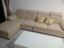创繁现代可拆洗布艺沙发简约客厅小户型免洗科技布沙发组合家具 四人位+左右互换贵妃+茶几 Q弹乳胶+独立弹簧座包/加厚耐磨科技布 实拍图