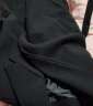棉致风衣外套春秋季风衣男中长款韩版大衣呢加厚保暖外套 黑色长款 XL（120-140斤） 实拍图