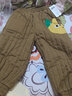 嘟嘟家宝宝裤子冬装加厚男童长裤加绒帅气儿童棉裤保暖女童休闲裤童装 卡其色 110 实拍图