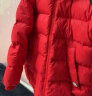 丽婴房童装儿童宝宝羽绒服厚款保暖外套男女童鹅绒多彩羽绒上衣冬 中国红 90CM/2岁 实拍图