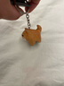 远硕小猫木雕动物钥匙扣挂饰柴犬闺蜜钥匙链可爱女生办公室柴犬小狗狗 秋田犬 1个 挂件（含挂圈） 实拍图