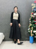回力女鞋棉鞋女秋夏季加绒2025新款毛毛鞋外穿一脚蹬孕妇豆豆鞋子女 黑色 37 (235mm) 实拍图