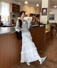 相伊恋人白色半身裙女2025春夏新款a字中长款蛋糕裙学院风小个子蓬蓬裙子 白色 -常规款【双层防走光】 L 码【适合111-125斤】 实拍图
