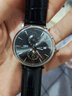 罗宾尼（LOBINNI）瑞士认证品牌男士手表全自动机械表十大名表七夕情人节礼物送男友 旗舰版【银壳黑面】钢带款 实拍图