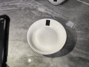 嘉兰陶瓷碗家用新款现代简约轻奢餐具创意可微波吃饭碗盘组合碗碟套装 4.5英寸饭碗x10 实拍图
