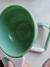 抱抱鸭 婴儿辅食研磨器宝宝水果手动果泥食物套装工具料理碗孩子研磨碗 研磨碗两件套（绿色） 实拍图