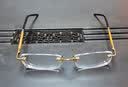 依视路（ESSILOR）钻晶A4单光眼镜片现片1.59非球防蓝光双面双面防UV配镜1片送镜布 实拍图