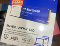 西部数据（WD）2TB SSD固态硬盘 M.2（NVMe协议）SN580 PCIe4.0 AI电脑配件 笔记本电脑台式机SN570升级储存硬盘 实拍图