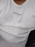 Calvin Klein Jeans夏季男装休闲时尚ck字母叠印舒适纯棉圆领短袖T恤J319634 YAF-白色 XL （推荐165-180斤） 实拍图