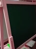 七巧板 TANGRAM实木儿童画板双面磁性小黑板支架式家用教学小学生宝宝画画写字板 036樱花粉 标准无尘礼包+5米画纸 实拍图