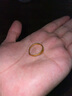 潮宏基足金黄金戒指女生日礼物计价 飞羽 SRG30004619 约2.25g 实拍图