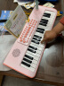 乐乐鱼（leleyu）37键电子琴儿童乐器初学早教女孩带话筒小钢琴玩具六一儿童节礼物 晒单实拍图