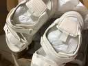 彪马（PUMA）厚底沙滩透气魔术贴运动凉鞋男女新款夏季RSSANDAL374862 米白色-黑色-06 38 实拍图