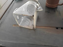 公道杯加厚玻璃耐热透明泡茶过滤功夫茶具配件茶海分茶器茶漏套装 340ml四方公道杯+不锈钢茶滤 实拍图