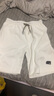 型楠宇胖子大码短裤男夏季新款复古宽松加肥运动五分裤百搭外穿休闲裤 DK09白色 5XL 建议215-240斤 实拍图