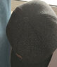 安振毅 中老年帽子男冬老人棒球帽秋冬季保暖爷爷爸爸平顶老头护耳鸭舌帽加绒加厚 黑色【三件套】帽子+围巾+手套 实拍图