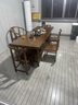 访巢实木大板茶桌椅组合新中式带烧水壶家用办公室禅意功夫茶台 石盘茶桌1围椅4月牙椅 2.2米【加厚7cm桌面】 实拍图
