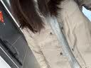MUJI女式 便携式 无领羽绒夹克 保暖贴身 短款 米色 S  实拍图