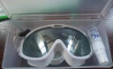 佑游泳镜游泳眼镜潜水装备带耳塞泳帽防水防雾高清大框60216 白色炫彩 晒单实拍图