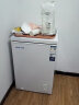 奥克斯（AUX）小冰柜家用106升小型冷冻保鲜迷你冷藏商用大容量立卧式冷柜单用储母乳柜节能省电 BC/BD106K168L 实拍图