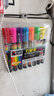 金万年【LED灯板笔】电子荧光板配用笔POP笔彩色记号玻璃板笔发光黑板笔(8色套装)G-0532 实拍图