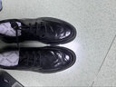 沙驰男鞋 热卖款时尚舒适休闲鞋系带轻便百搭防滑厚底男士皮鞋 黑色（752442278Z） 40 欧码（国码41） 实拍图