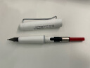 凌美（LAMY）钢笔签字笔 生日节日礼物学生成人练字文具 德国进口 狩猎系列墨水笔 白色 F0.7mm 实拍图