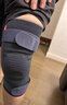 迈迪德国进口护膝半月板损伤保暖老寒腿韧带拉伤跑步羽毛球关节炎单只 拉带防滑升级款 1只装 XL 实拍图