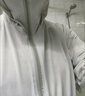 贵人鸟防晒服男女夏季薄款透气连帽中青年情侣款 浅灰【女款】 3XL  实拍图