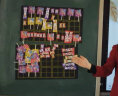 欧唛(oumai)磁性黑板贴开学必备拼音田字格拼音格教学磁力教学用具墙贴 黑色35格田字格一张 晒单实拍图