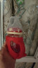 恩尼诺（aneno）婴儿奶瓶宝宝宽口径新生婴幼儿玻璃奶瓶重力球吸管奶瓶防胀气断奶 240ML红色 晒单实拍图