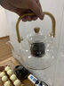 WINTERPALACE电陶炉围炉煮茶器玻璃家用泡茶壶加热烧水壶耐热功夫茶具套装茶炉 电陶炉+赠茶壶 1000ml 实拍图