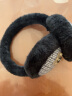 咕咕象（guguxiang）冬季耳罩保暖耳套男士耳包冬天护耳朵罩儿童耳帽耳暖防寒耳捂子 黑色 1个 （82019耳罩） 实拍图