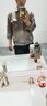 工作服装男春秋款工作服工厂车间汽修建筑单件/套装/劳保服工装 浅灰色（单上衣） XL 175 实拍图