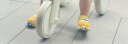卡特兔儿童凉鞋夏季男童毛毛虫凉拖女宝机能鞋包头学步鞋XBF3黄色14cm 实拍图