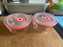 鸥欣 泰国进口玻璃碗玻璃创意透明沙拉碗汤碗泡面碗微波炉米饭碗套装 小号(2只装) 实拍图