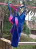 英发（YINGFA）游泳衣女士设计数码印花比赛训练游泳衣可拆卸胸垫泳衣Y1362-3 Y1362-3蓝色 L 晒单实拍图