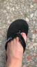 卡帝乐鳄鱼（CARTELO）人字拖鞋男士夏季户外穿运动居家用软底沙滩凉拖 VP1520 黑色 40 晒单实拍图