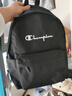 Champion冠军官网情侣新款学生背包书包女印花旅行包运动双肩包男 黑色1 实拍图