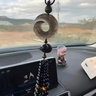 齐选汽车挂件车内挂饰黑曜石时来运转平安车载高端玉石后视镜吊坠 黑曜石时来运转-黑色玛瑙款 实拍图